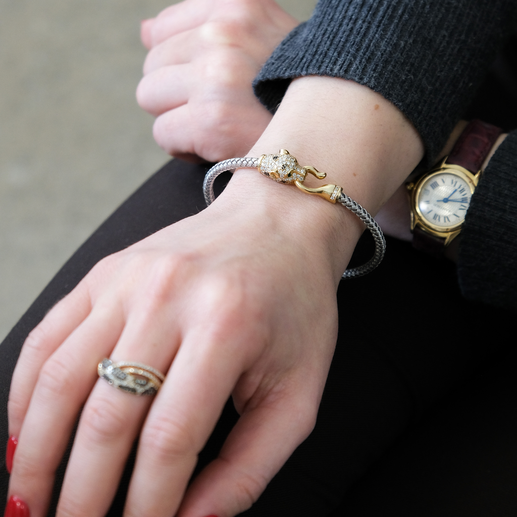 14k Effy Panther Bracelet