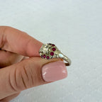 18k Ruby & Diamond Ring