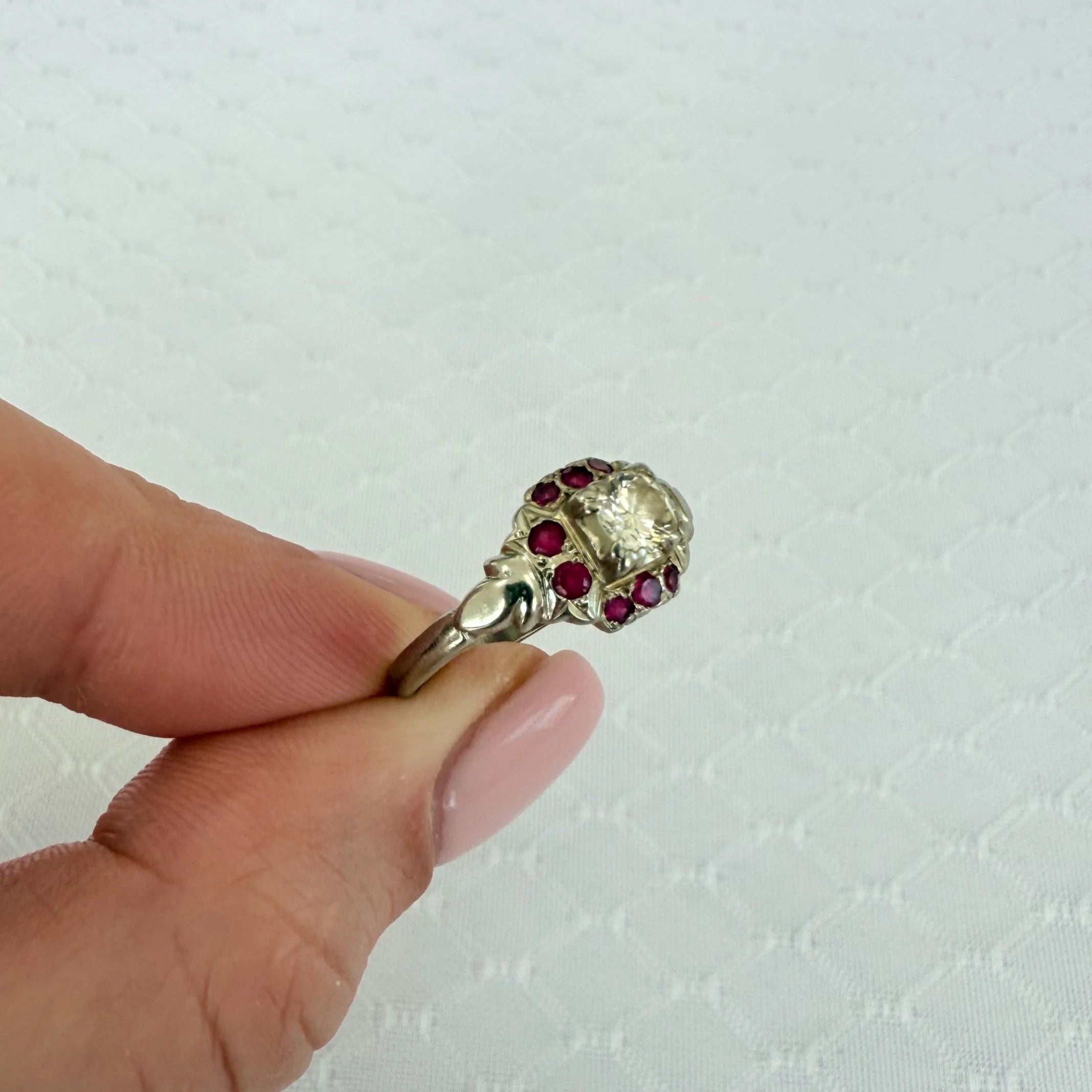18k Ruby & Diamond Ring