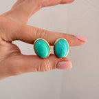 14k Turquoise Earrings