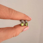 14k Peridot Studs