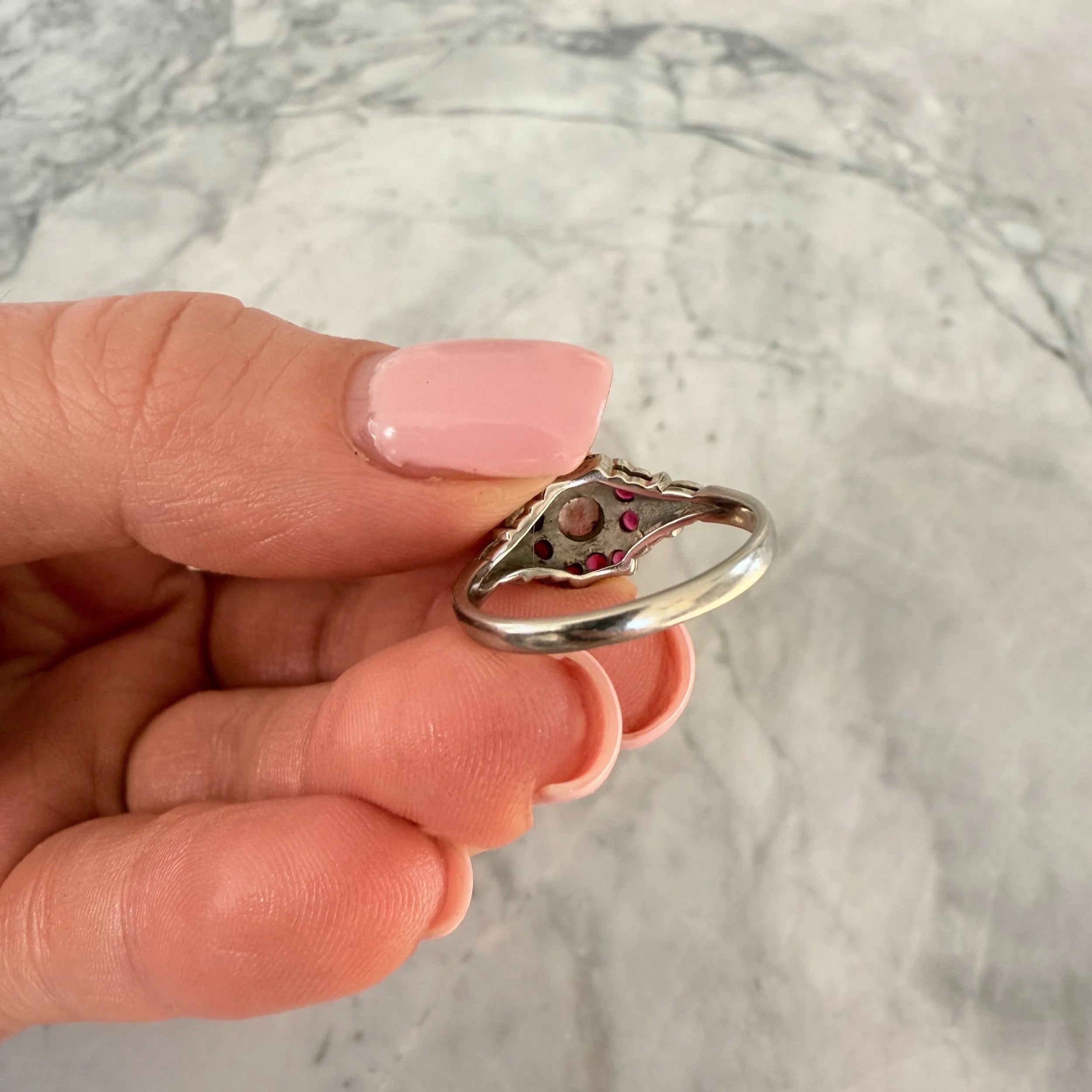 18k Ruby & Diamond Ring