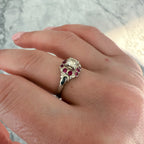18k Ruby & Diamond Ring