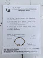14k Sapphire & Diamond Bracelet