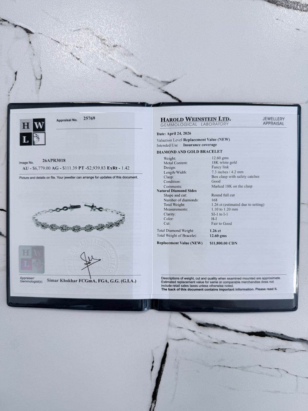 18k Diamond Bracelet