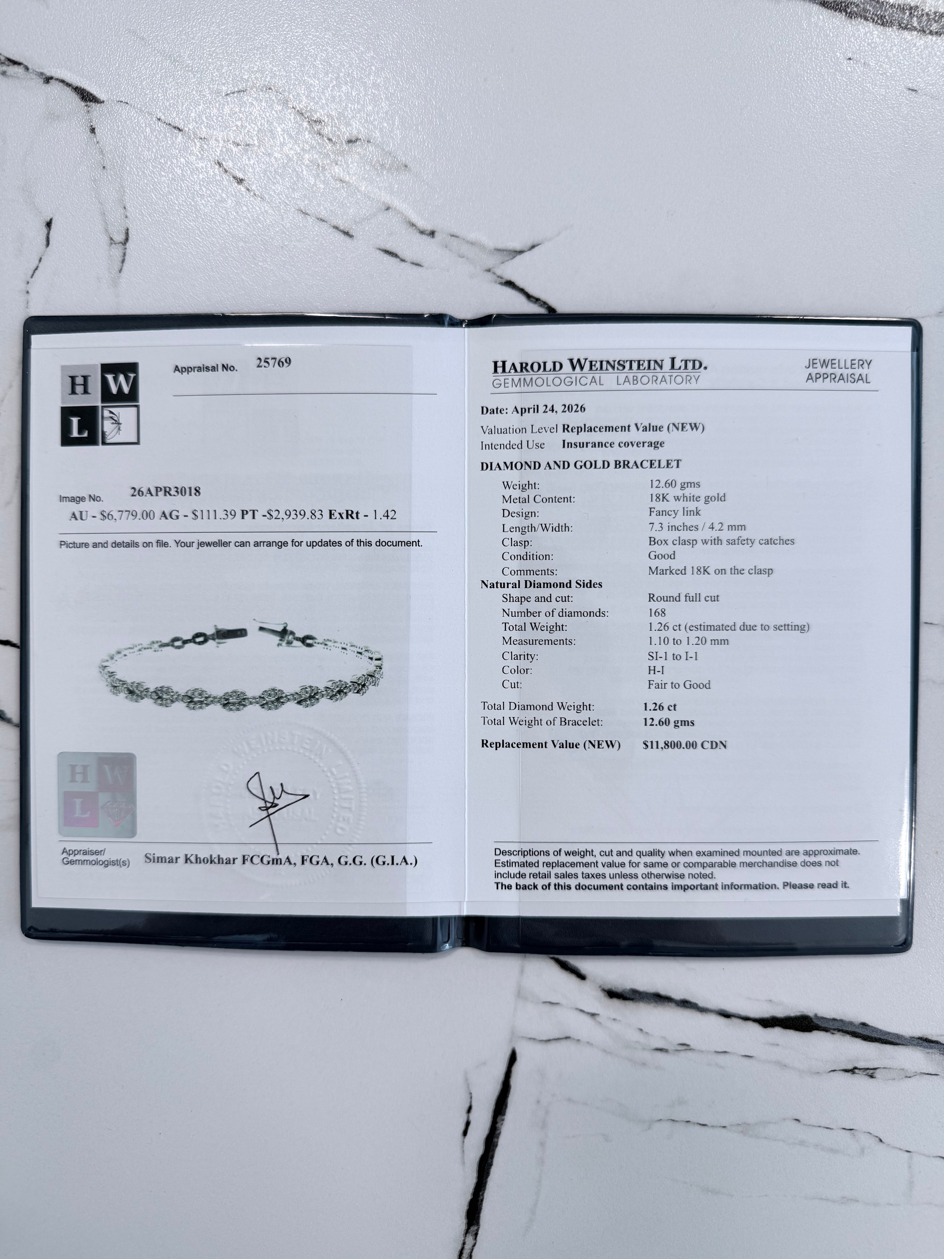 18k Diamond Bracelet