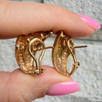 14k Wing Diamond Earrings