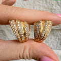 14k Wing Diamond Earrings