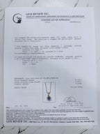 18k Sapphire & Diamond Necklace