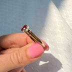 14k Ruby & Diamond Ring