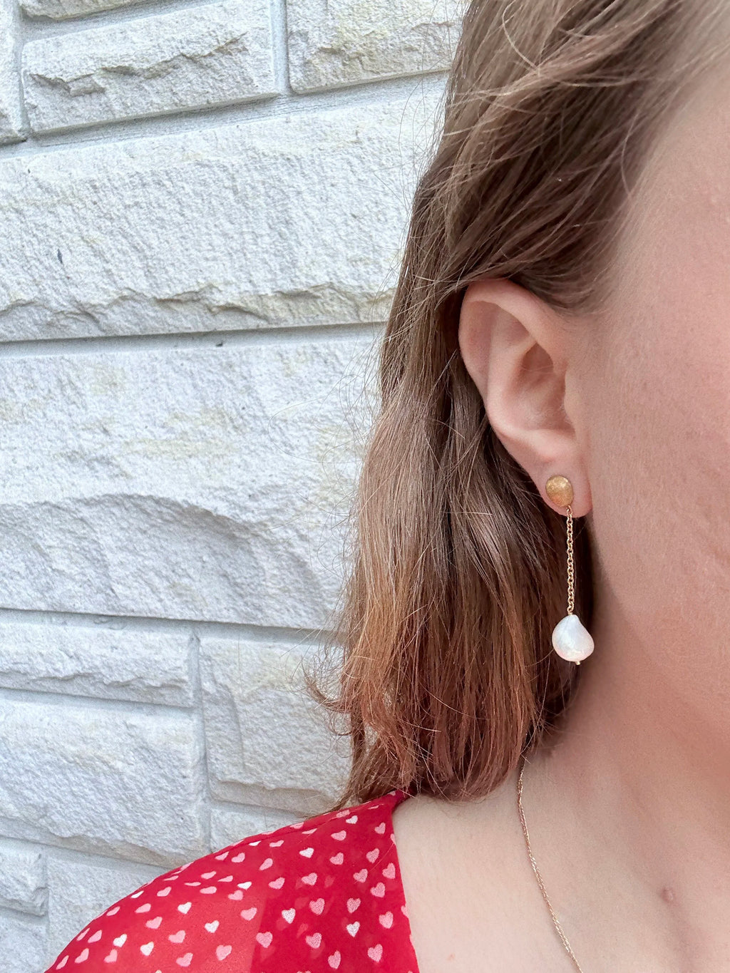 18k Marco Bicego Pearl Drop Earrings