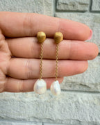 18k Marco Bicego Pearl Drop Earrings