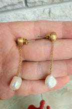 18k Marco Bicego Pearl Drop Earrings