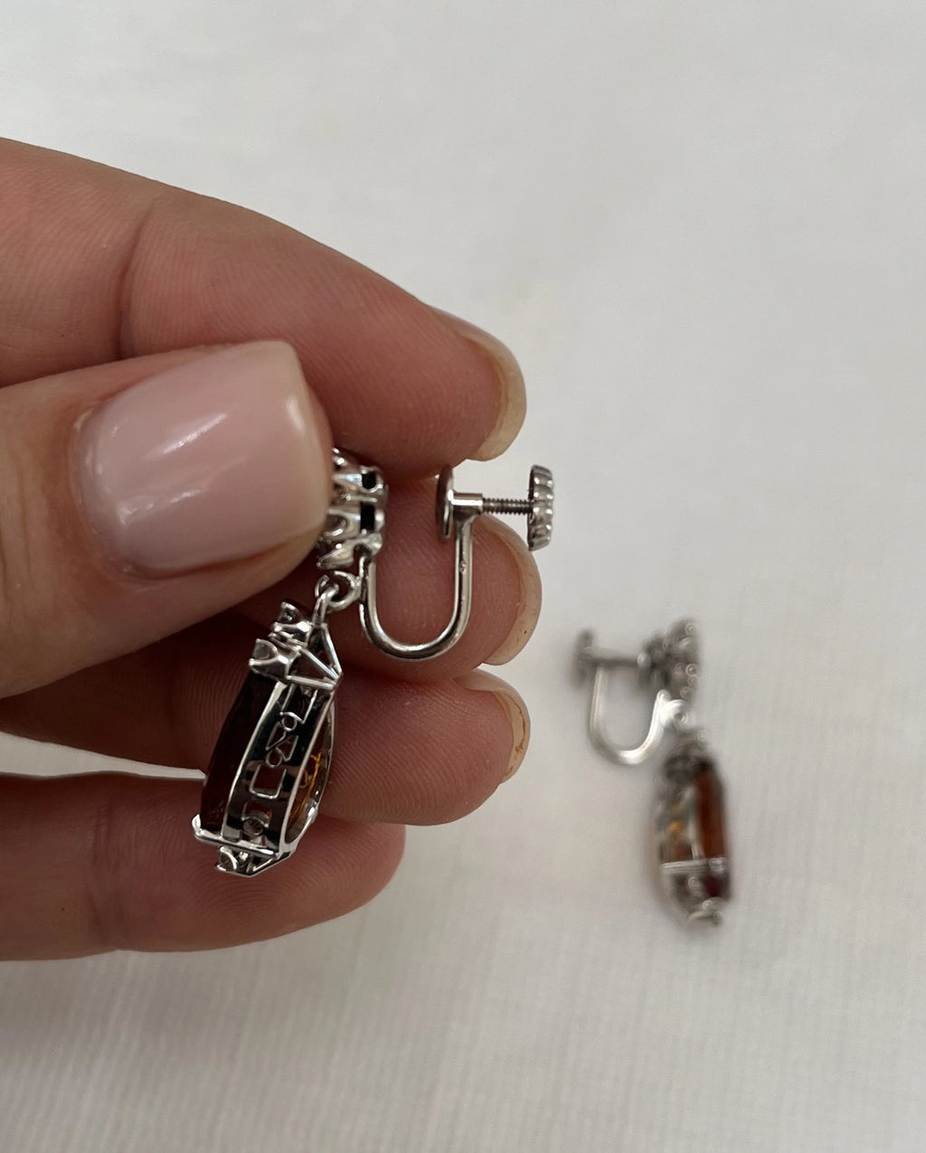 14k Citrine & Diamond Set