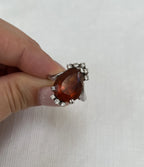 14k Citrine & Diamond Set