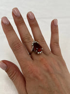 14k Citrine & Diamond Set