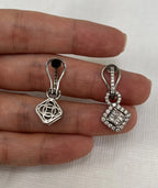 14k Diamond Pendant & Earrings