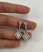 14k Diamond Pendant & Earrings