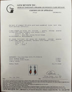 14k Citrine & Diamond Set