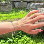 10k Sapphire & Diamond Bracelet