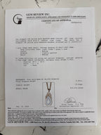 14k Pearl & Diamond Necklace