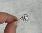 18k Diamond Cluster Ring