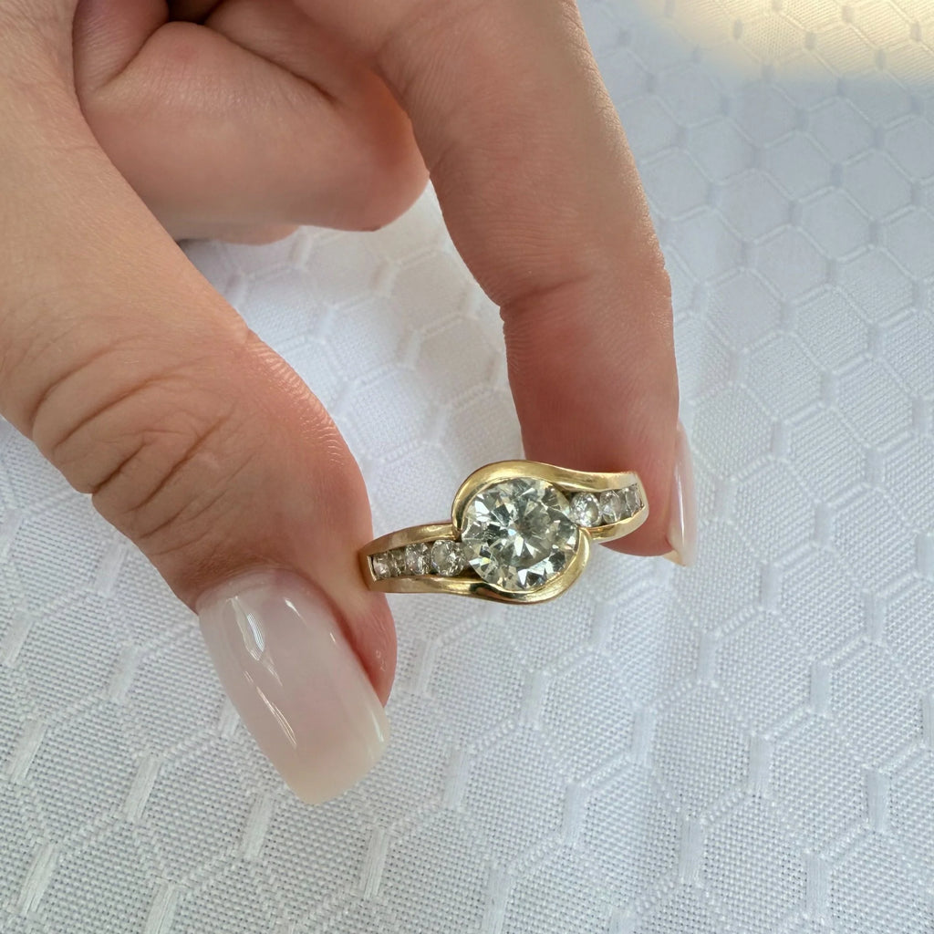 14k Diamond Ring