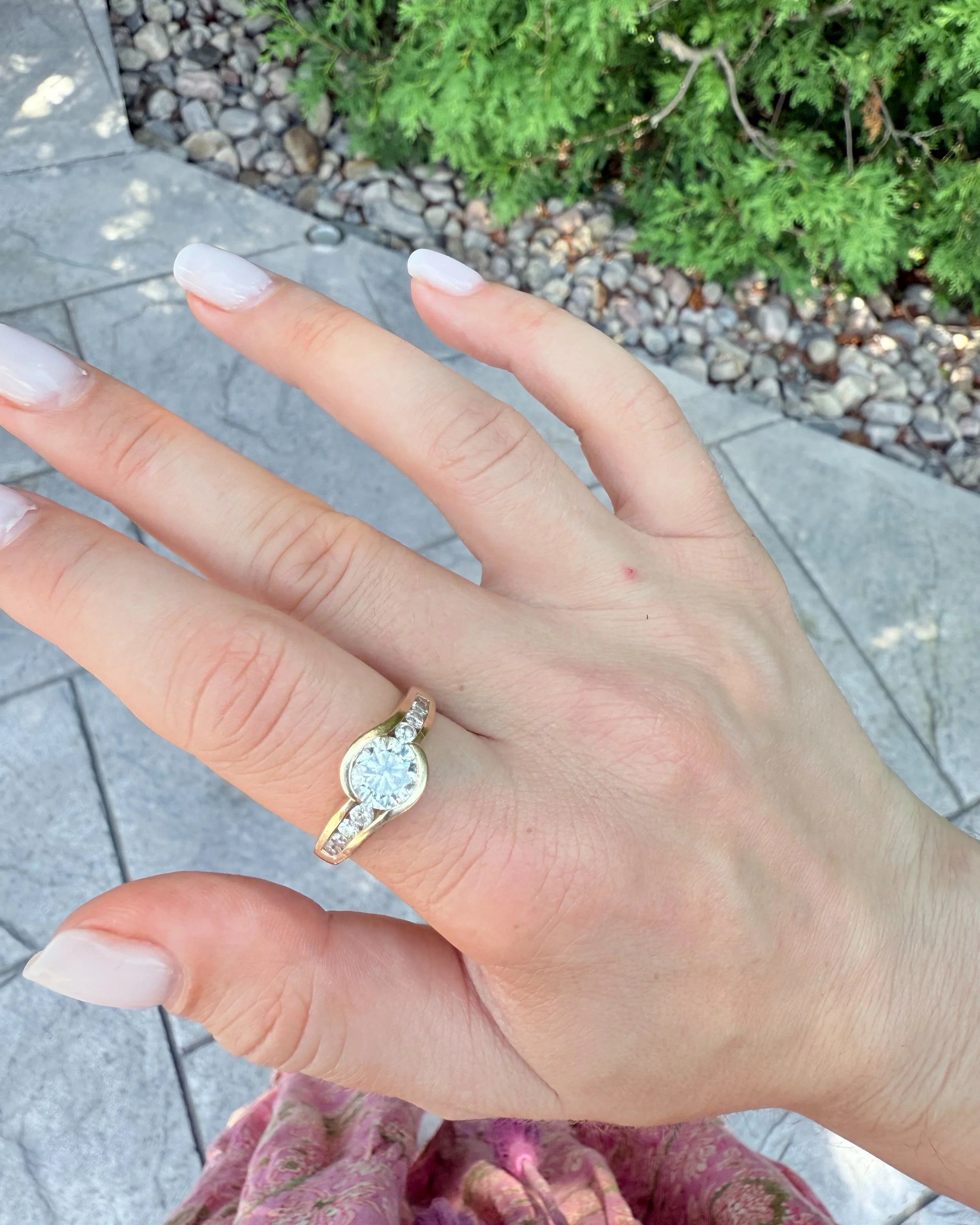 14k Diamond Ring