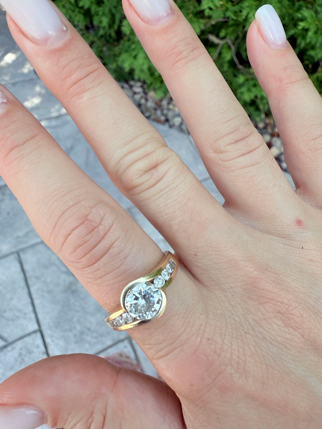 14k Diamond Ring