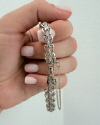 14k Star Sapphire & Diamond Bracelet