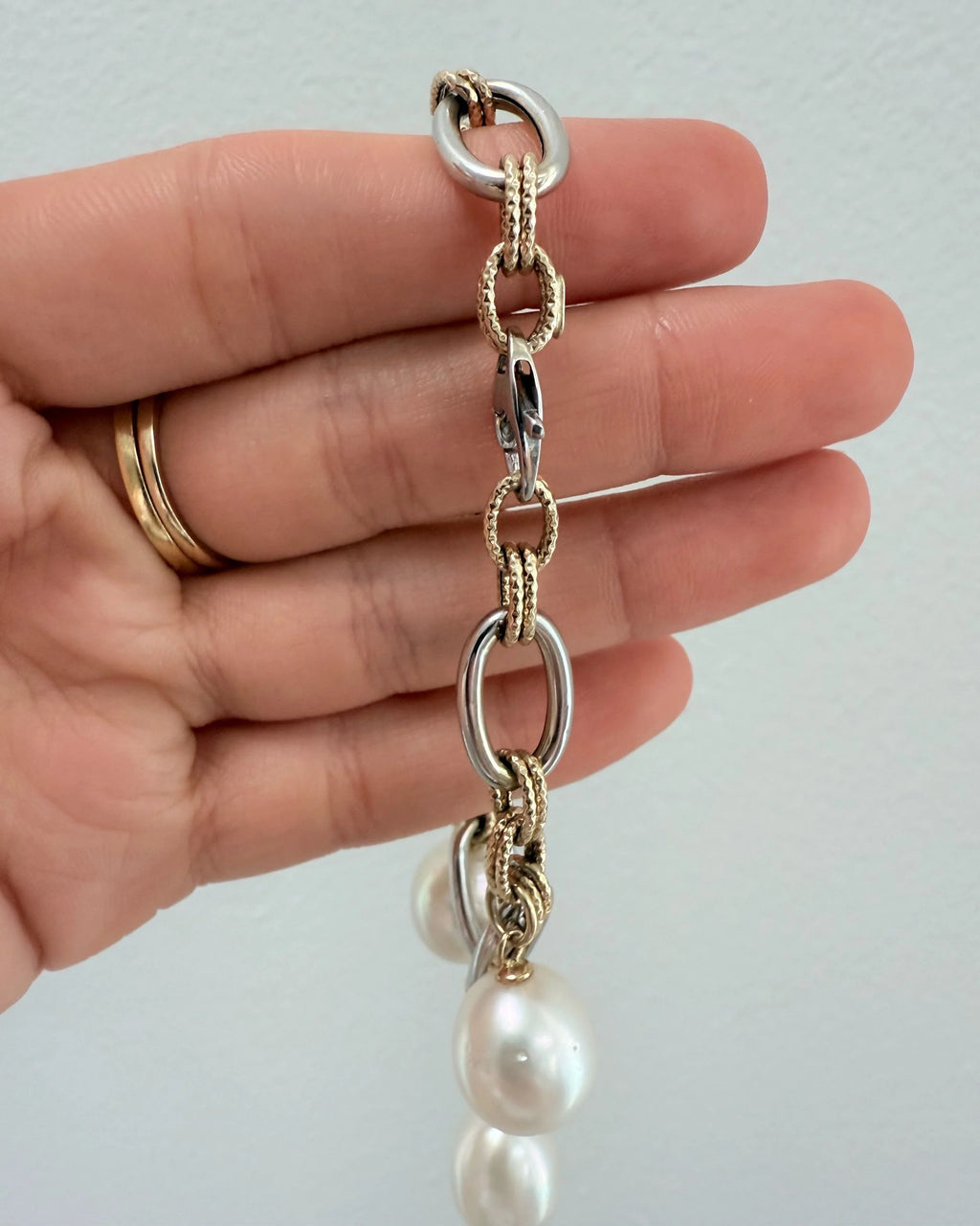 14k Pearl Bracelet
