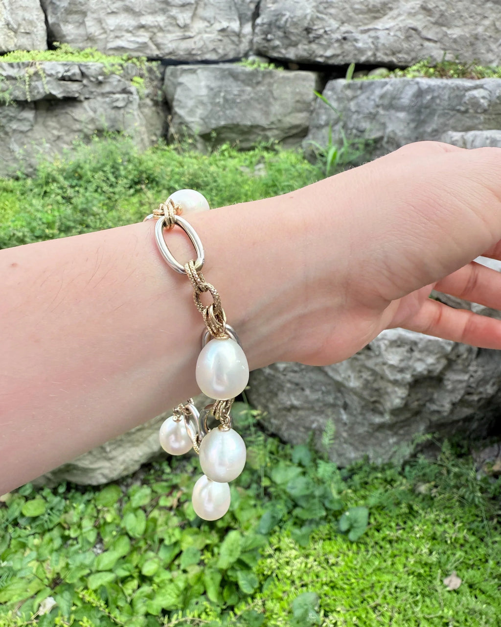 14k Pearl Bracelet