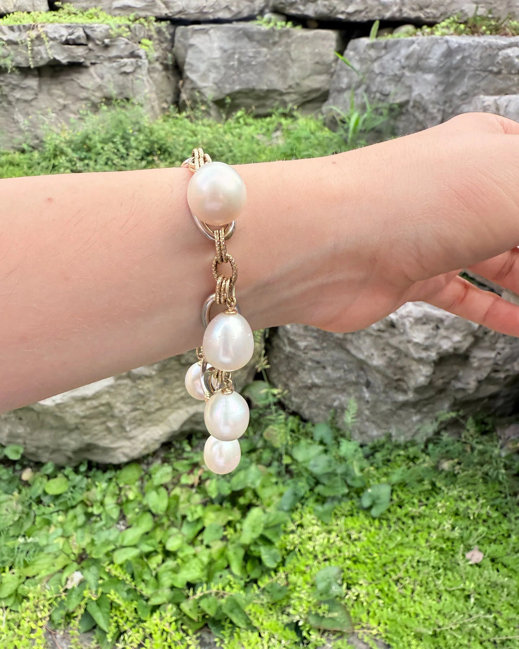 14k Pearl Bracelet