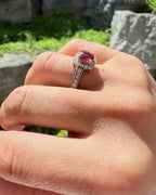 14k Ruby & Diamond Ring