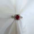 14k Ruby & Diamond Ring