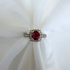14k Ruby & Diamond Ring