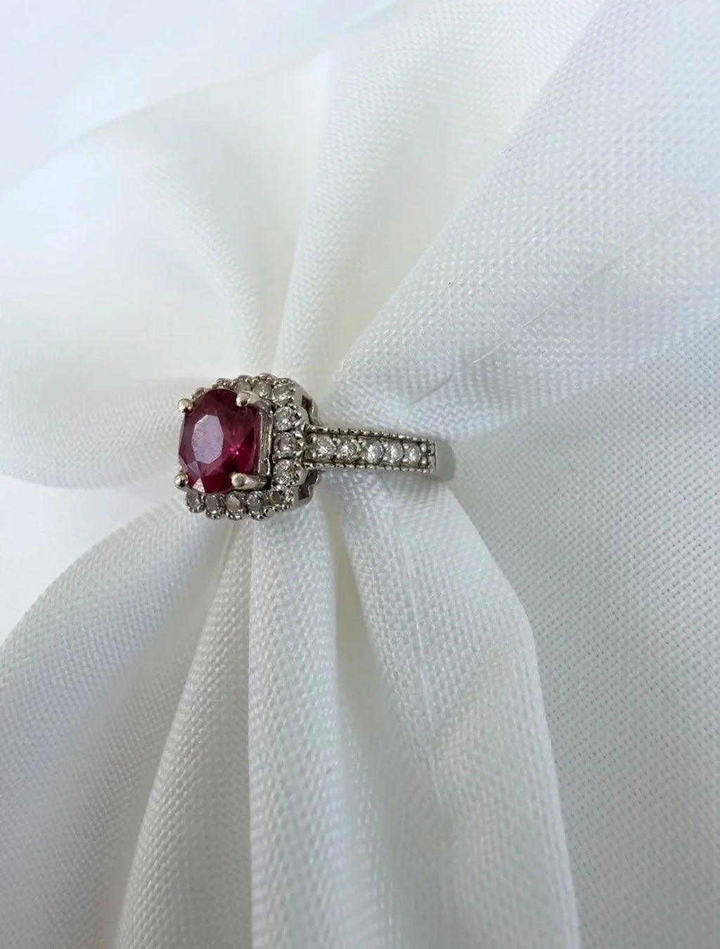 14k Ruby & Diamond Ring