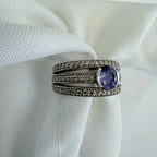 14k Tanzanite & Diamond Ring