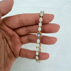 14k Opal & Tanzanite Bracelet