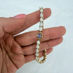 14k Opal & Tanzanite Bracelet