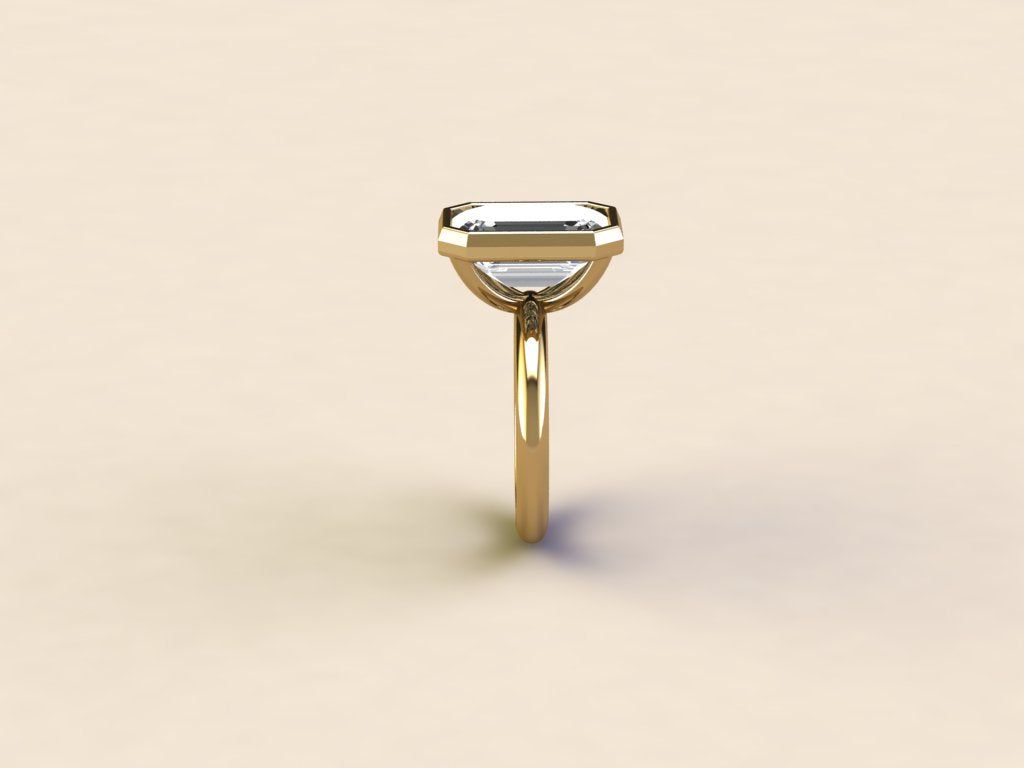 Emerald Bezel Ring