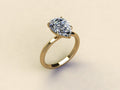 Pear Cut Solitaire Ring