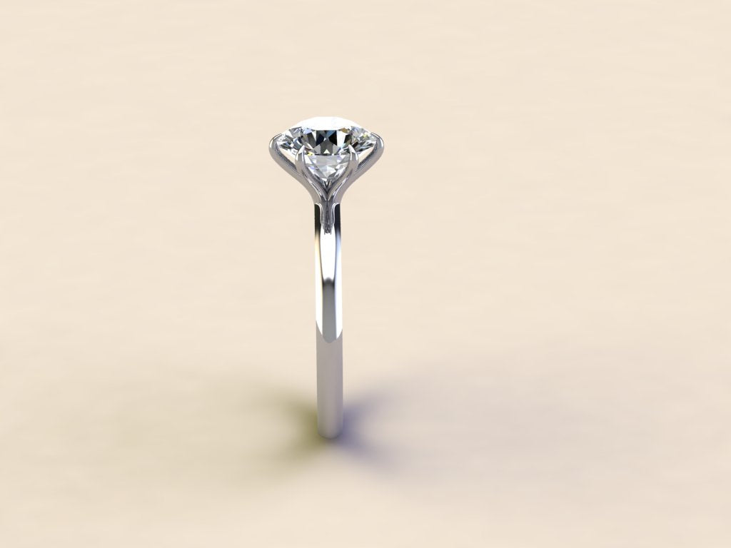 Solitaire Round Brilliant Ring