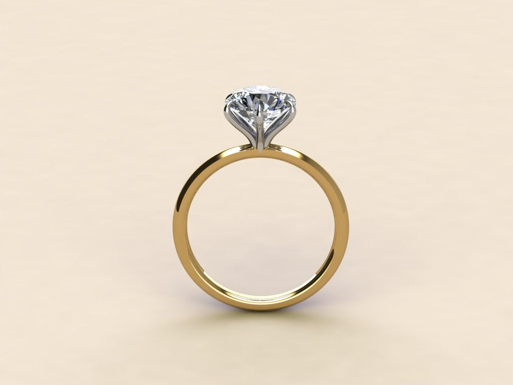 Solitaire Round Brilliant Ring