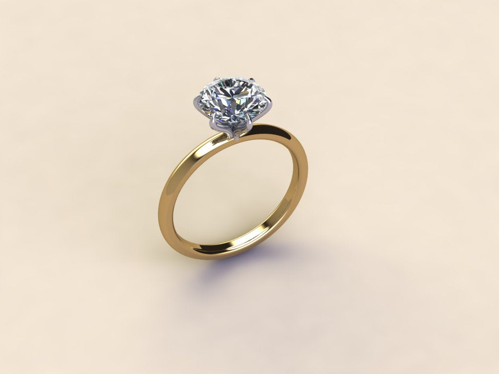 Solitaire Round Brilliant Ring