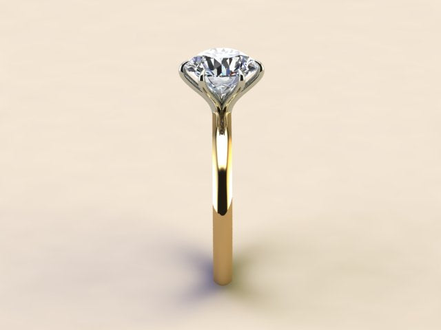 Solitaire Round Brilliant Ring