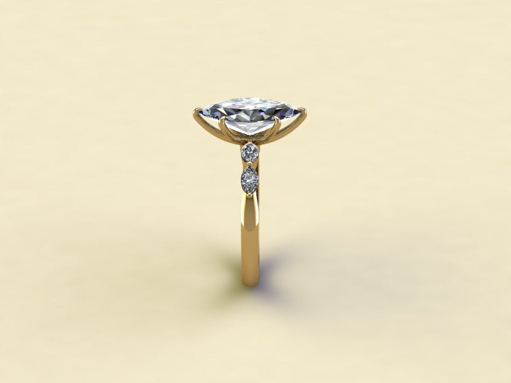 Marquise Art Deco Ring