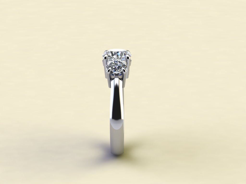 Brilliant Round Trilogy Ring