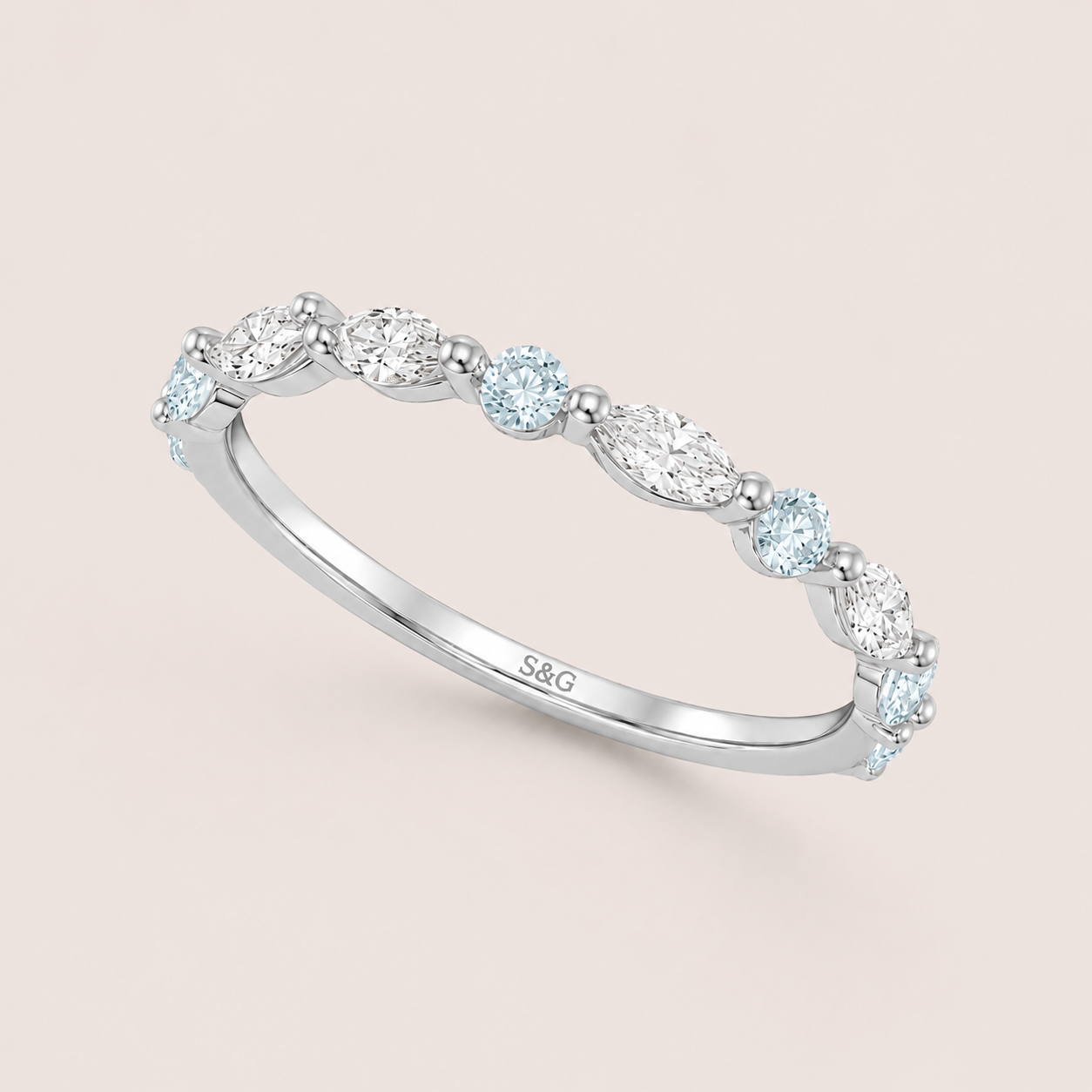 Valeska Marquise Pavé Ring