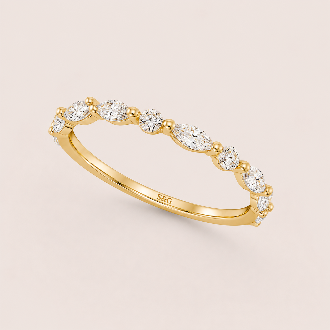 Valeska Marquise Pavé Ring